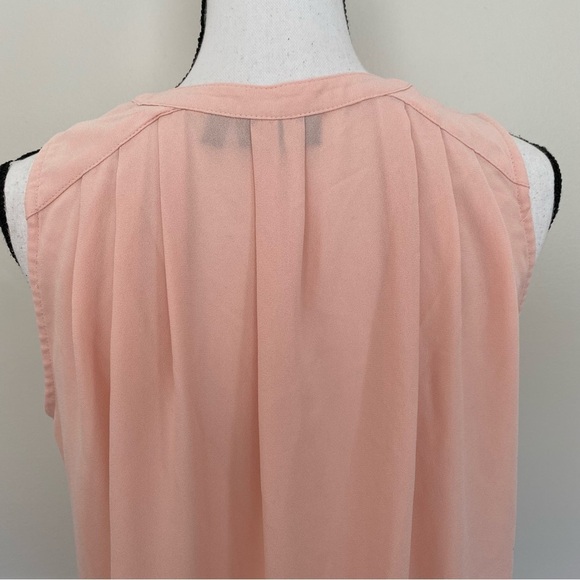 Apt 9 Sleeveless Peach Blouse Size Medium - Picture 5 of 10